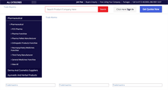 Desktop Screenshot of pharmafranchise.co.in